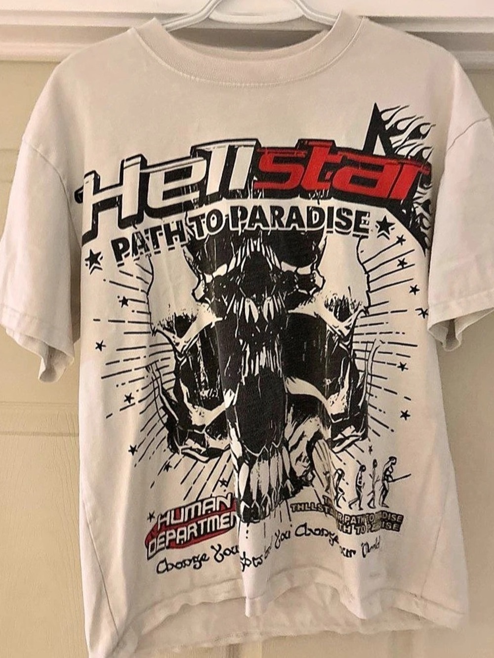 Hellstar Path To Paradise T-Shirt White Size Small